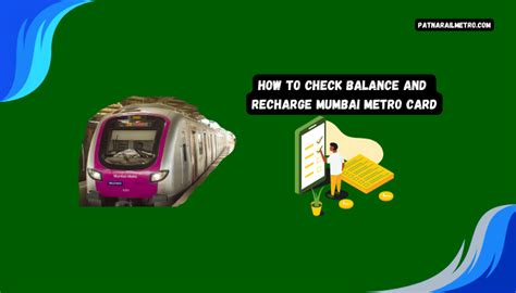 maha mumbai metro card reload